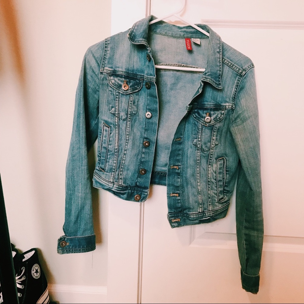 H&M Cropped Jean Jacket